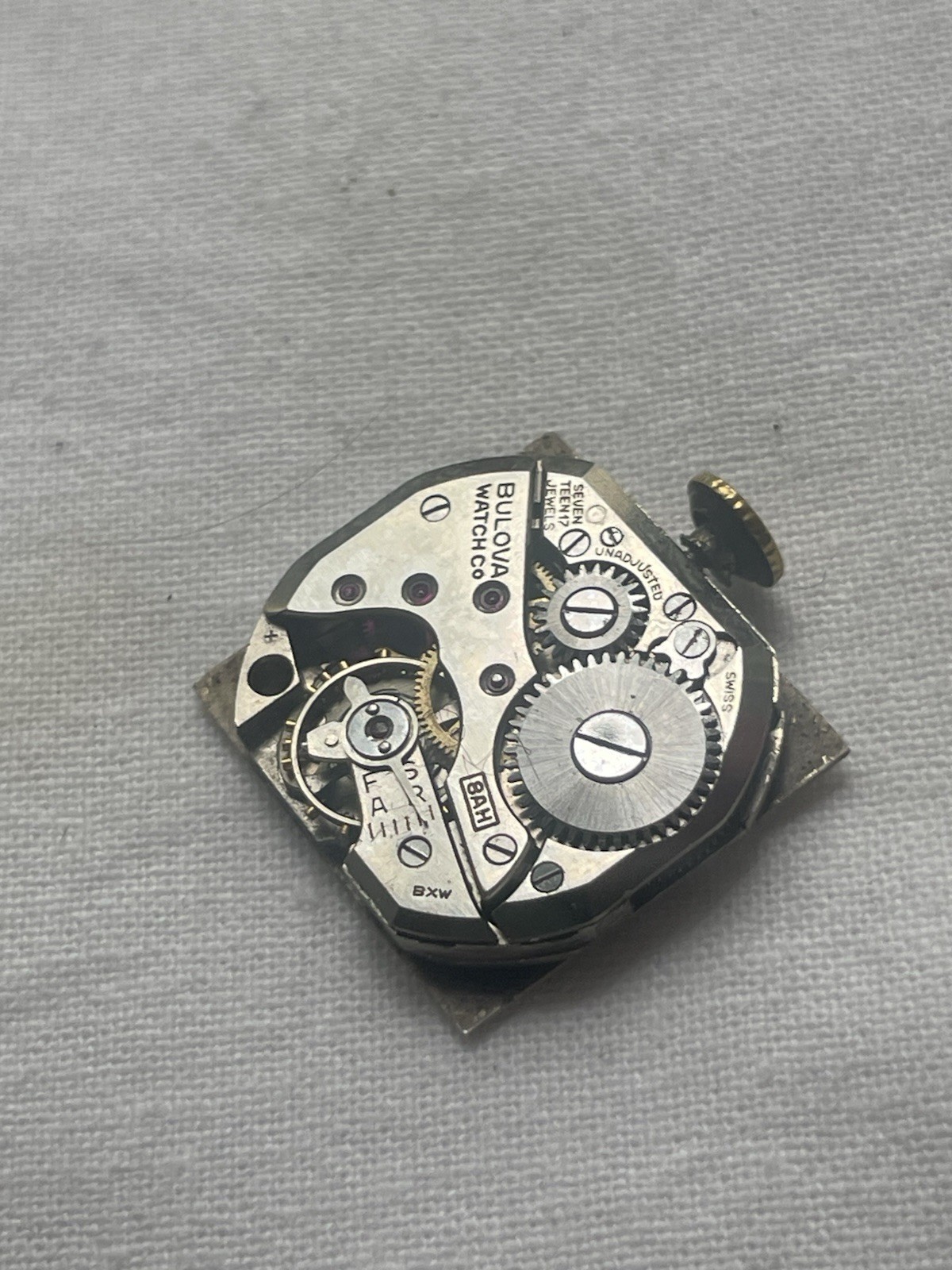 Bulova 8AH – movement for mens watch AS IS, lot 0806