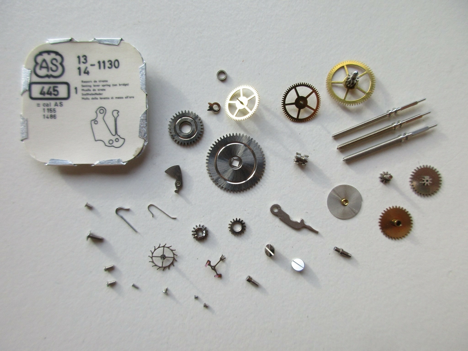 AS A. Schild 13″‘ cal. 1130 Swiss watch movement part – choose