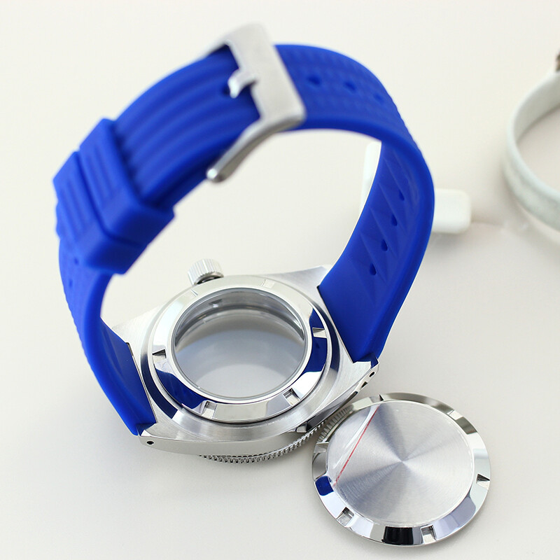 40mm Stainless Steel Watch Case Strap Sapphire Glass For Seiko Nh35/36 Movement