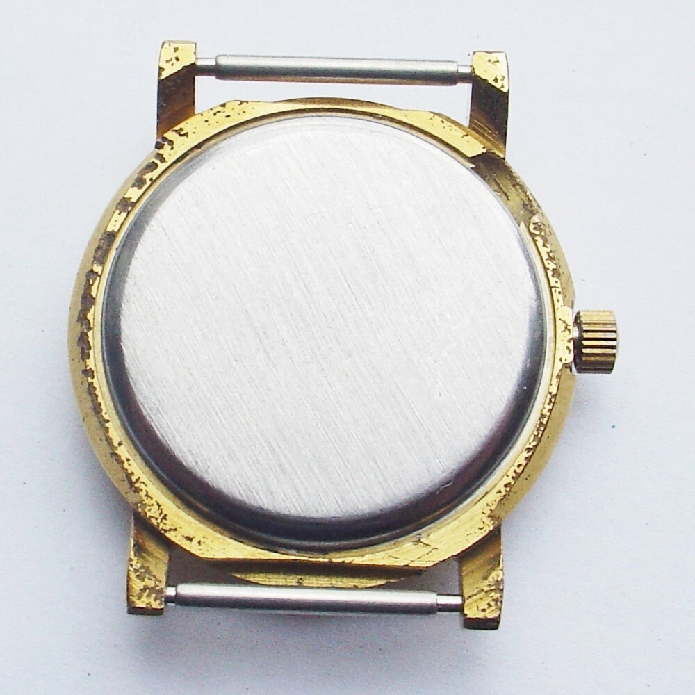 Vintage Luch Belarus Mens Watch YELLOW DIAL AND CASE SERVICED