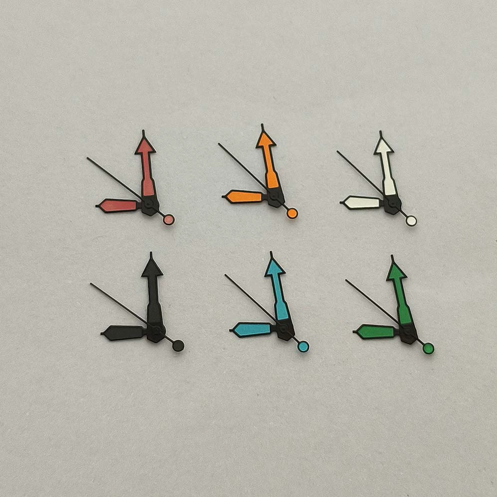 12.5mm Green Luminous Watch Hands Modified Pointer for NH35/NH36/4R Movement