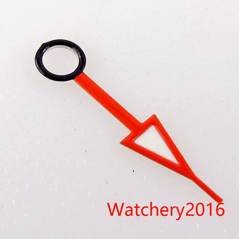 NEW Arrive Watch Hands Red Orange 2.2mm Hole GMT hands Fit NH34 NH34A Watch Part