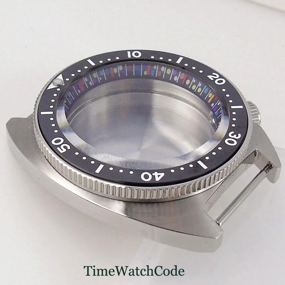 41mm Watch Case for NH35 PT5000 ETA2824 Sapphire Crystal Chapter Ring 4.1 Crown