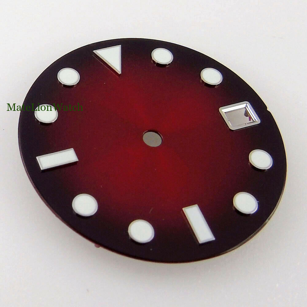 Sunburst Watch Dial Face Watch Accessories for NH35 NH36 NH38 Automatic Movement