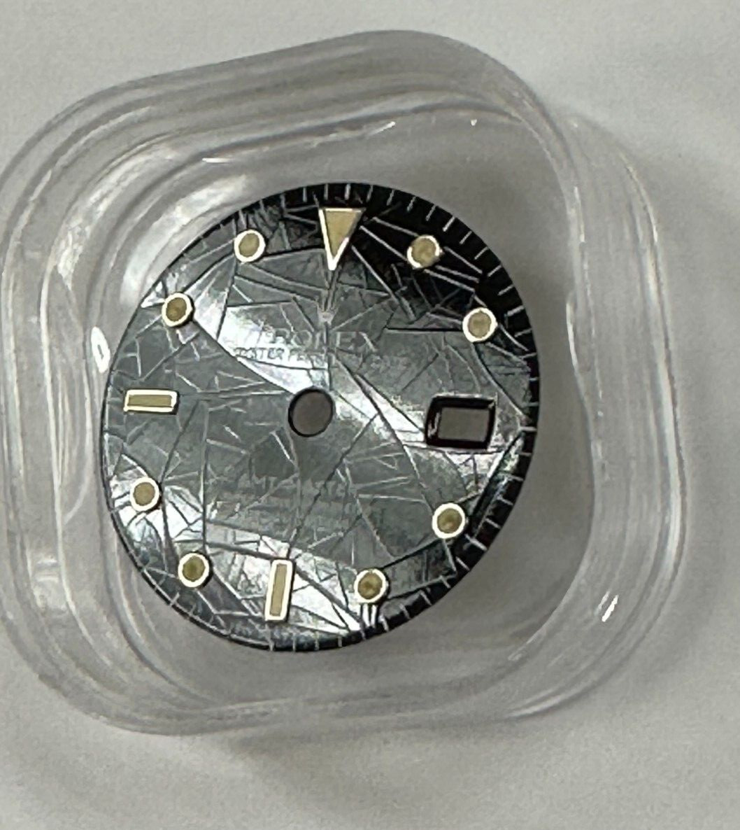 RARE ORIGINAL Vintage Rolex GMT-MASTER Black GLOSSY SPIDER Dial Never Refinished