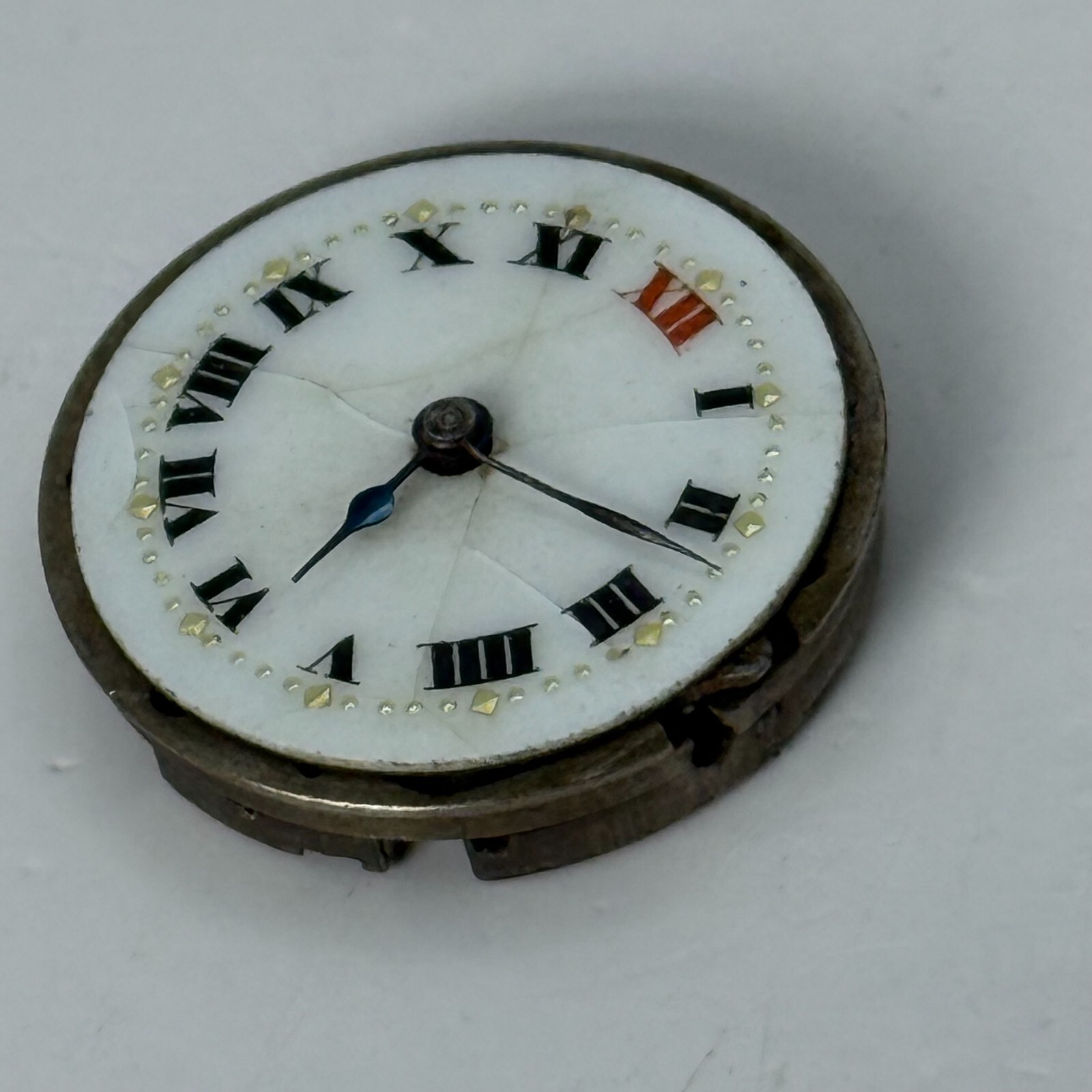 Lanco Watch Movement 15 Jewels Swiss Manual Wind Vintage Parts 21.9mm