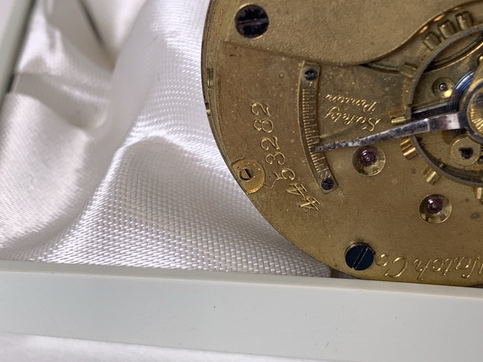 1892 Elgin Pocket Watch Movement Model 3 Grade 10 18S 11J Lever