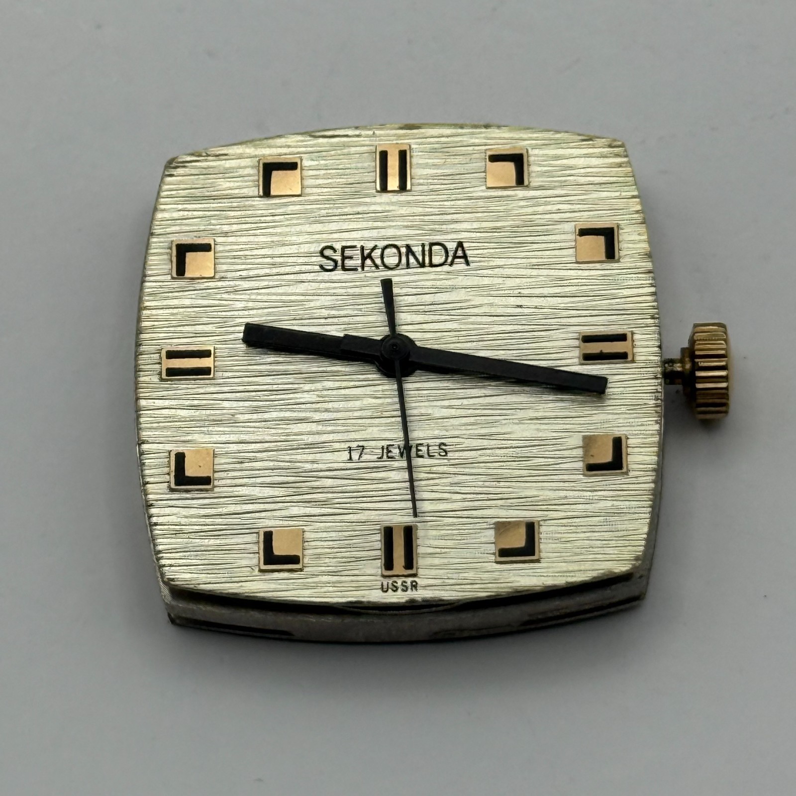 Poljot P2609 Watch Movement RARE Sekonda 17 Jewels Manual Wind For Parts 27.5mm