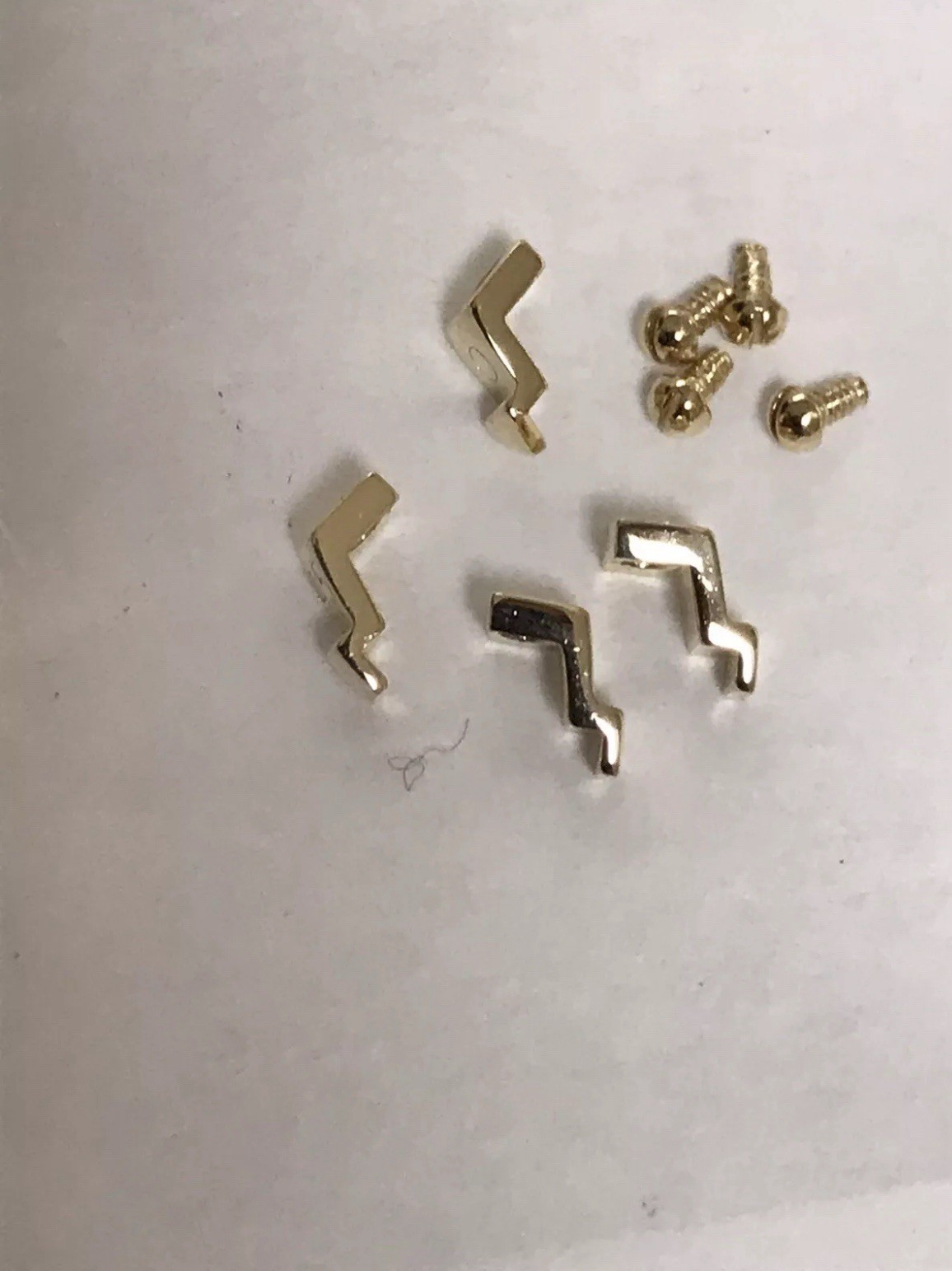 breitling chronomat / Callisto knights 18kt yellow gold solid 4 pieces 4 screws