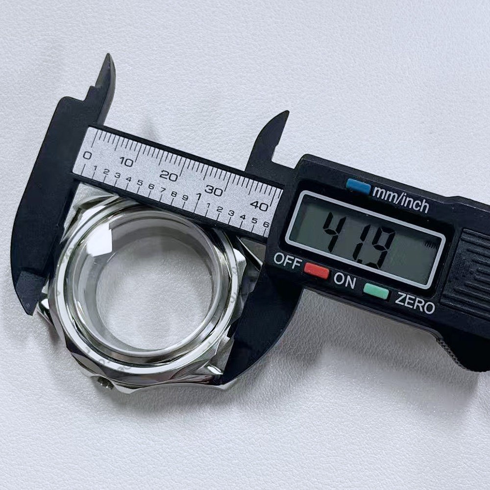42mm Sea 300 Stainless Watch Case Mineral For NH35/36 8215 Movement 30.8mm Dial