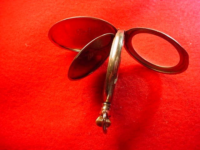 6 SIZE SILVEROID/NICKEL KEYSTONE WATCH CASE CO OPEN FACE CASE–VERY NICE! #300
