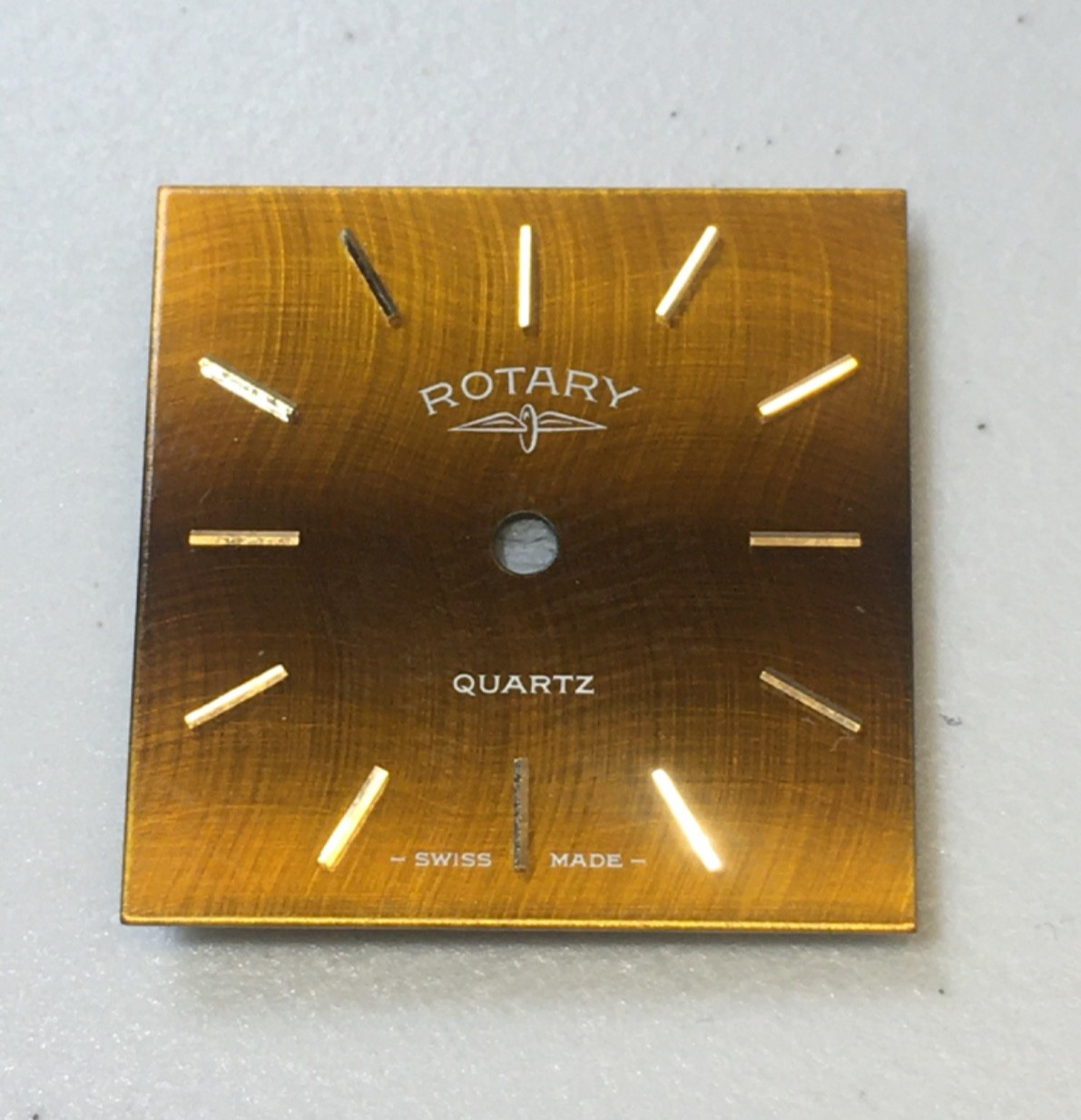 Rotary Vintage Wrist Watch Brown Dial New Old Stock Cal ETA 923.031