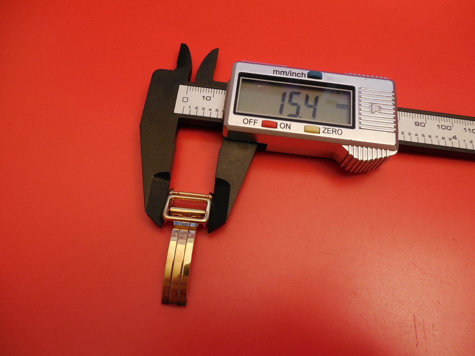EBEL SOLID 18K GOLD 12MM / 15MM DEPLOYMENT CLASP BUCKLE FOR DISCOVERY 1911 SPORT