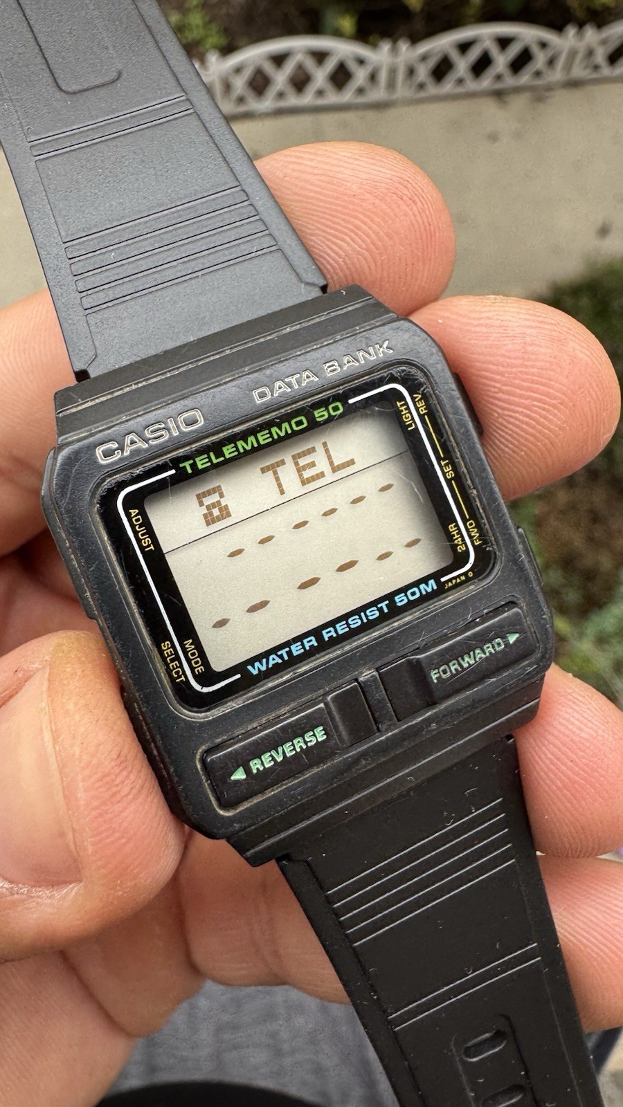 Vintage Casio Databank DB-52W Working New Battery Rare