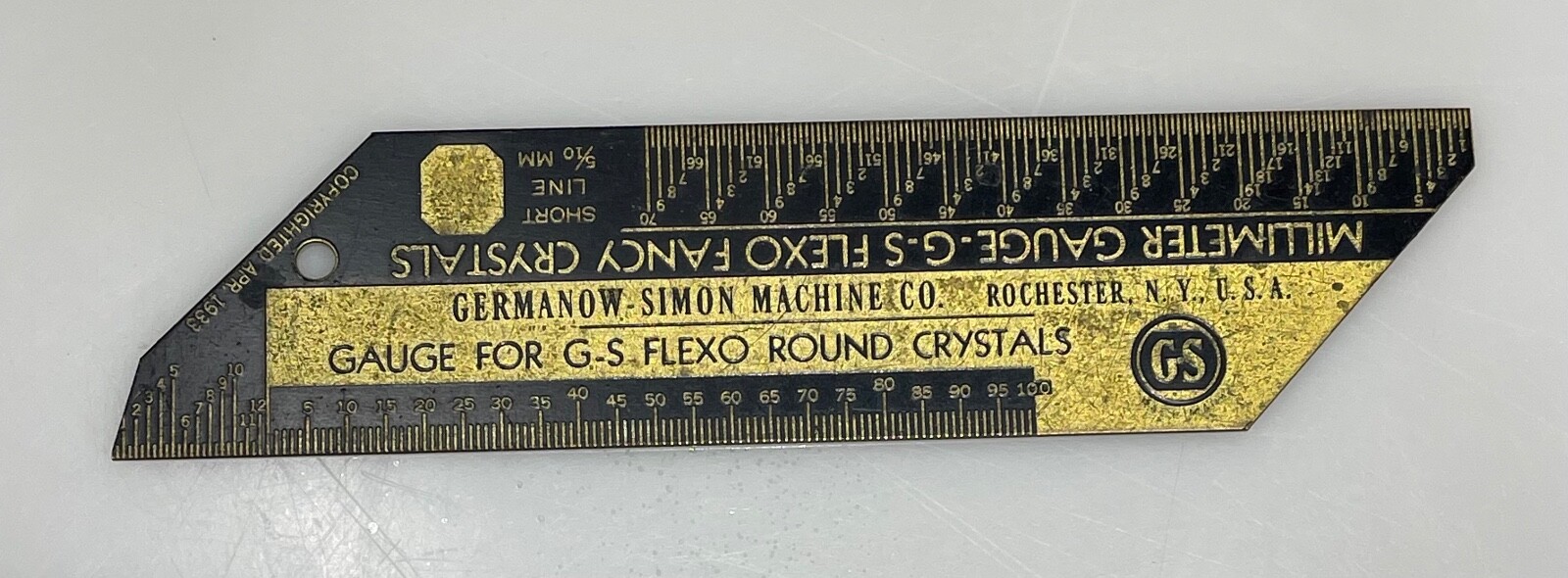 GS Millimeter Guage Flexo Fancy Crystals & Flexo Round Crystals