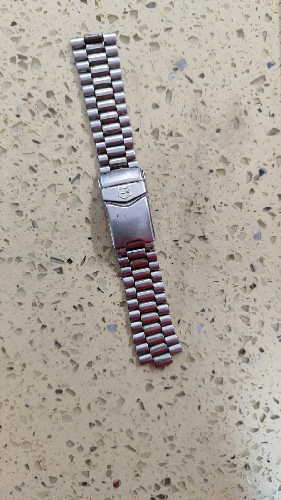 TAG HEUER BRACELET REF 304/31 STEEL 20MM USED without end link