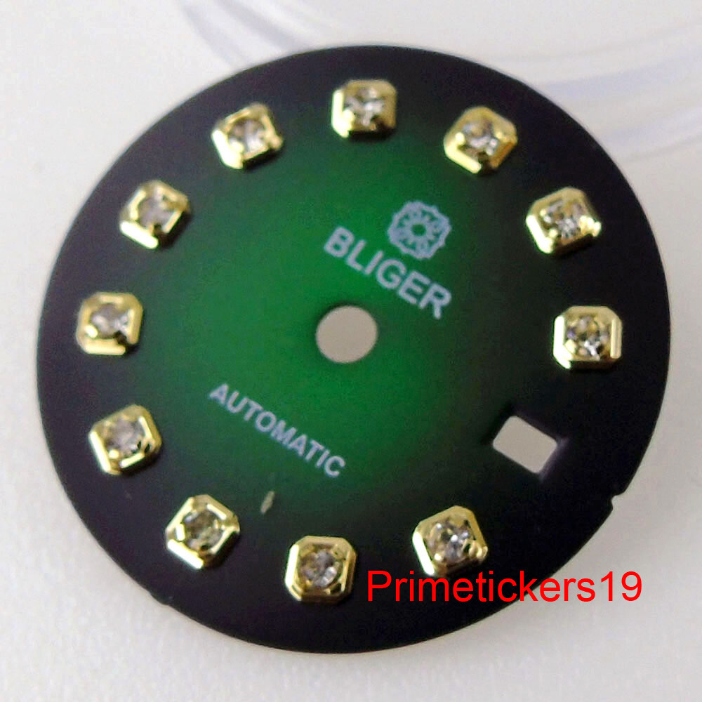 20.5mm Multicolor Sunburst/Gradient Watch Dial Diamond Markers Fit NH05 Movement