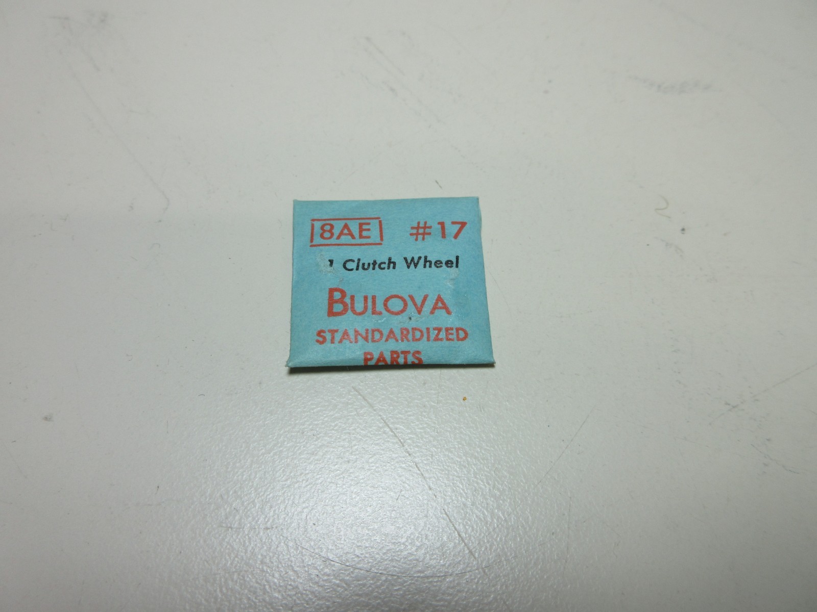 BULOVA CLUTCH WHEEL 8AE #17 WATCHMAKER REPLACEMENT PART #296