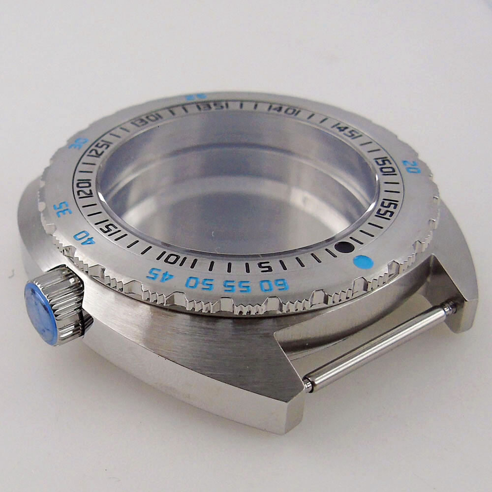 42mm Watch Case 120 clicks Bezel 200M Waterproof Sapphire Glass Fit NH35A NH36A