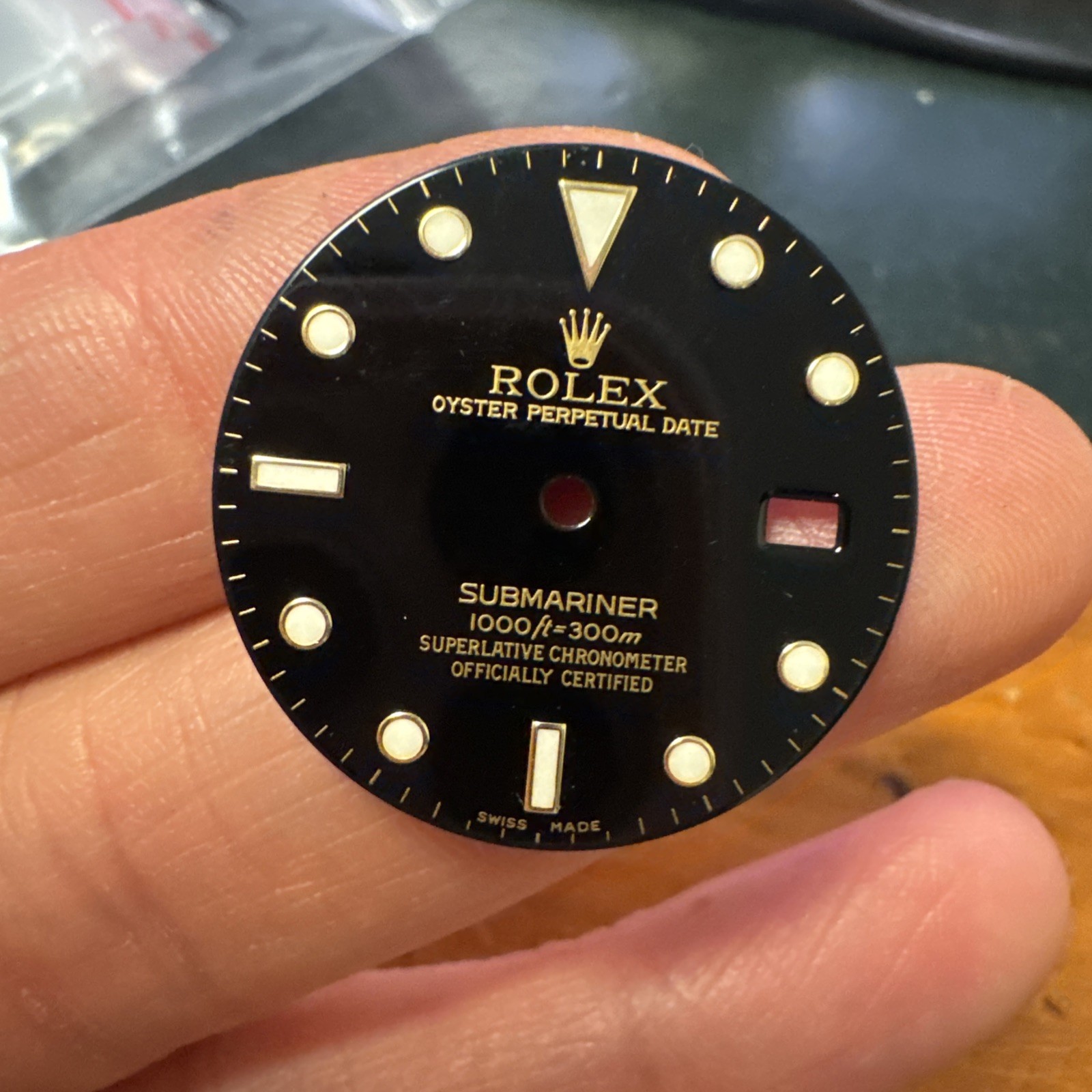 Original Rare Rolex Oyster Submariner 16618 16613 dial excellent condition SWISS