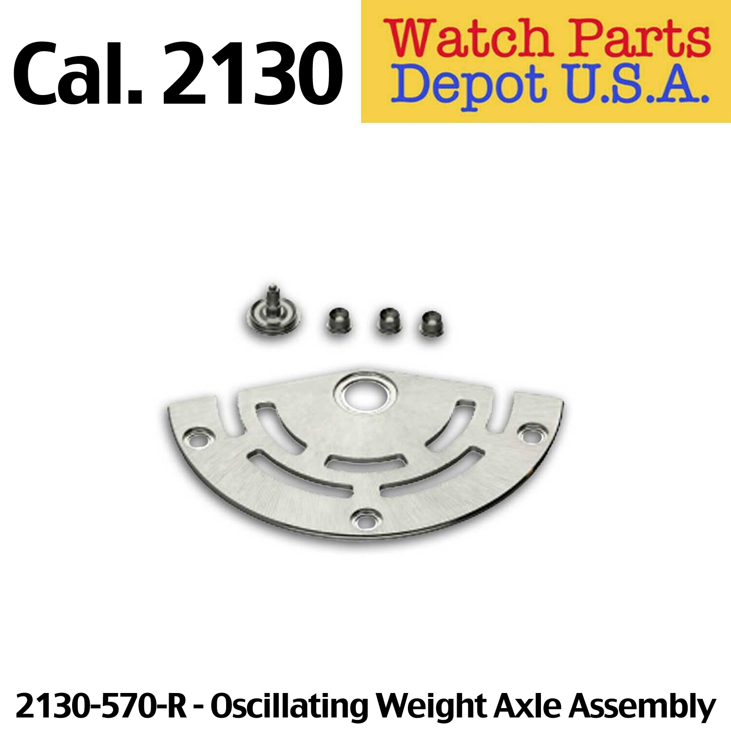 Rolex Caliber 2130-570-R Oscillating Weight Axle Assembly Part