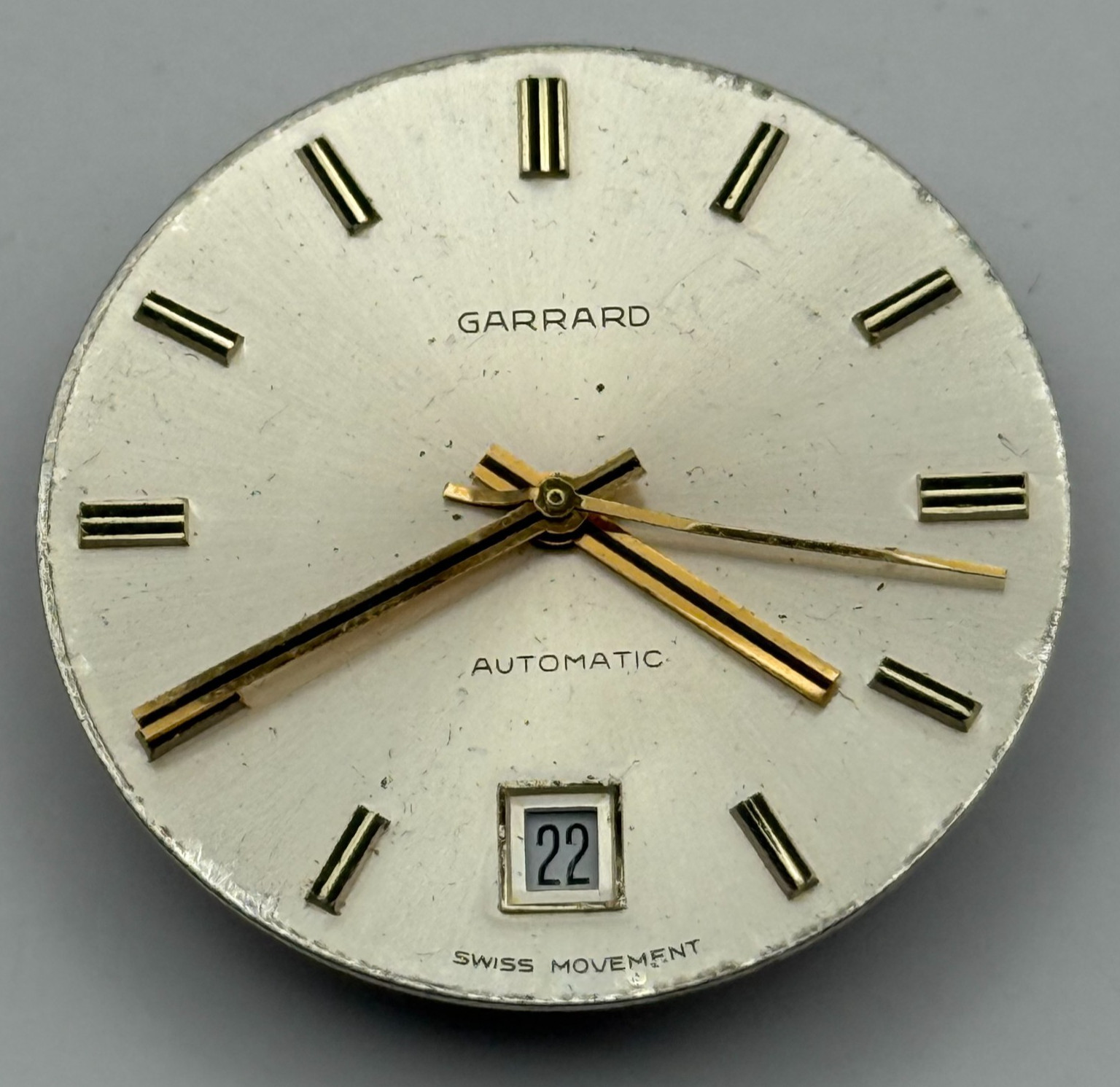 MSR S76-28 Watch Movement Garrard Date Automatic Vintage Parts Repair 25.8mm