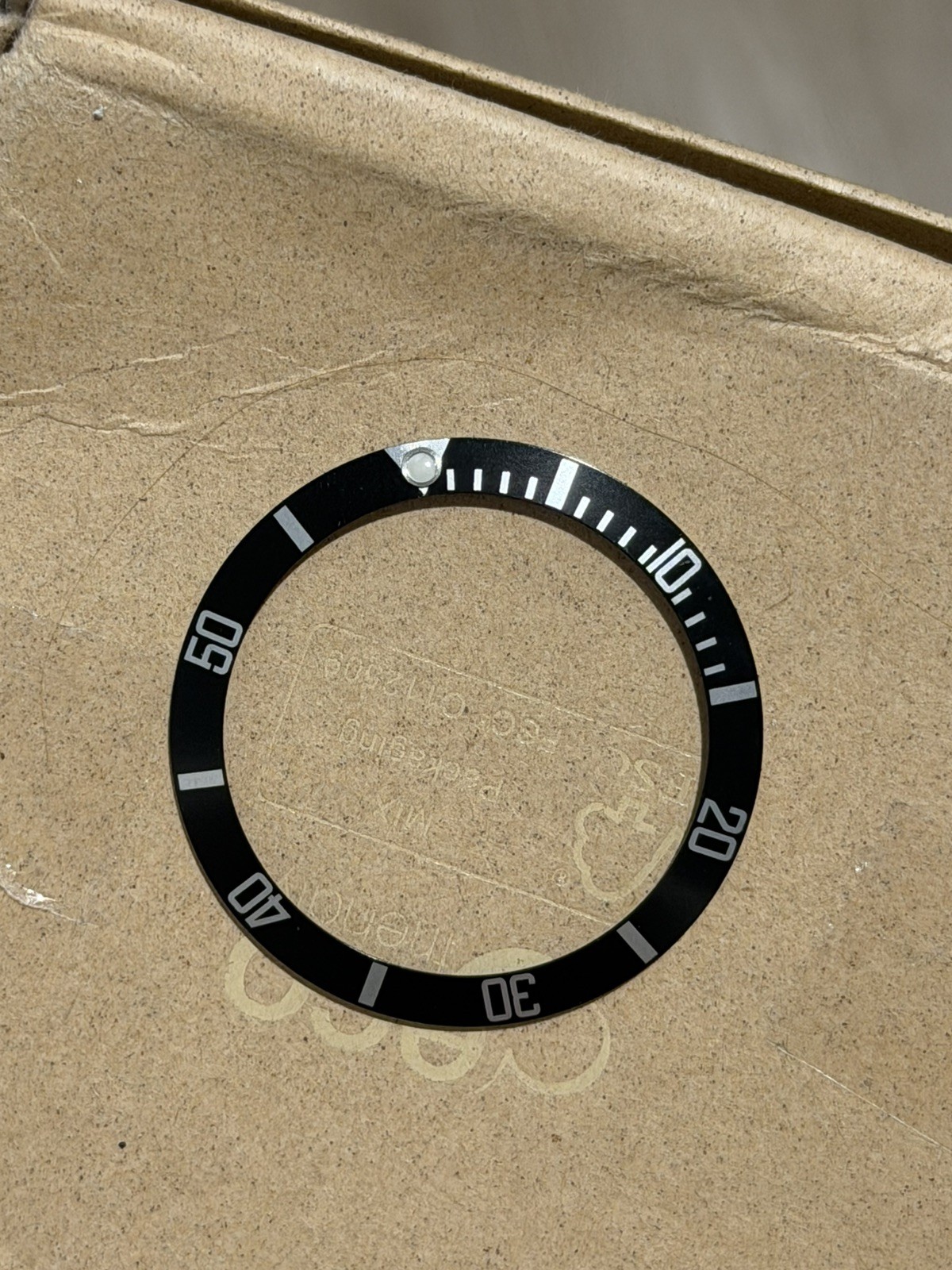 Genuine Rolex Submariner 16610 16800 168000 Black “Pointed 4” Watch Bezel Insert