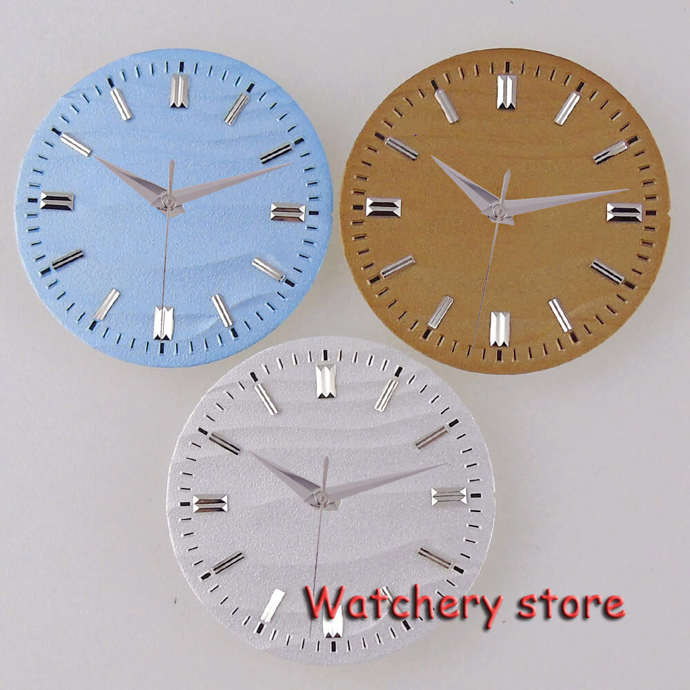 29MM Desert Texture luminous dial fit NH35 NH36 ETA 2824 Movement Watch Dial