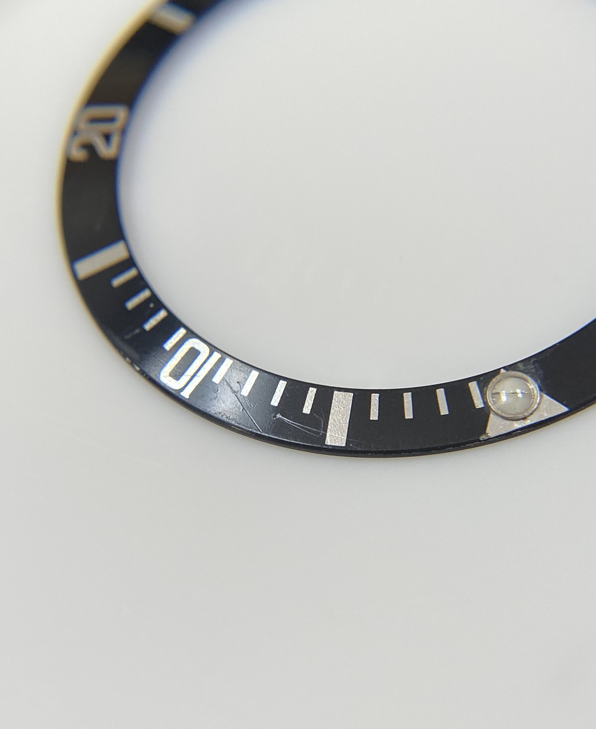 Genuine Rolex No Date Submariner 14060 14060M Black/White Bezel Insert