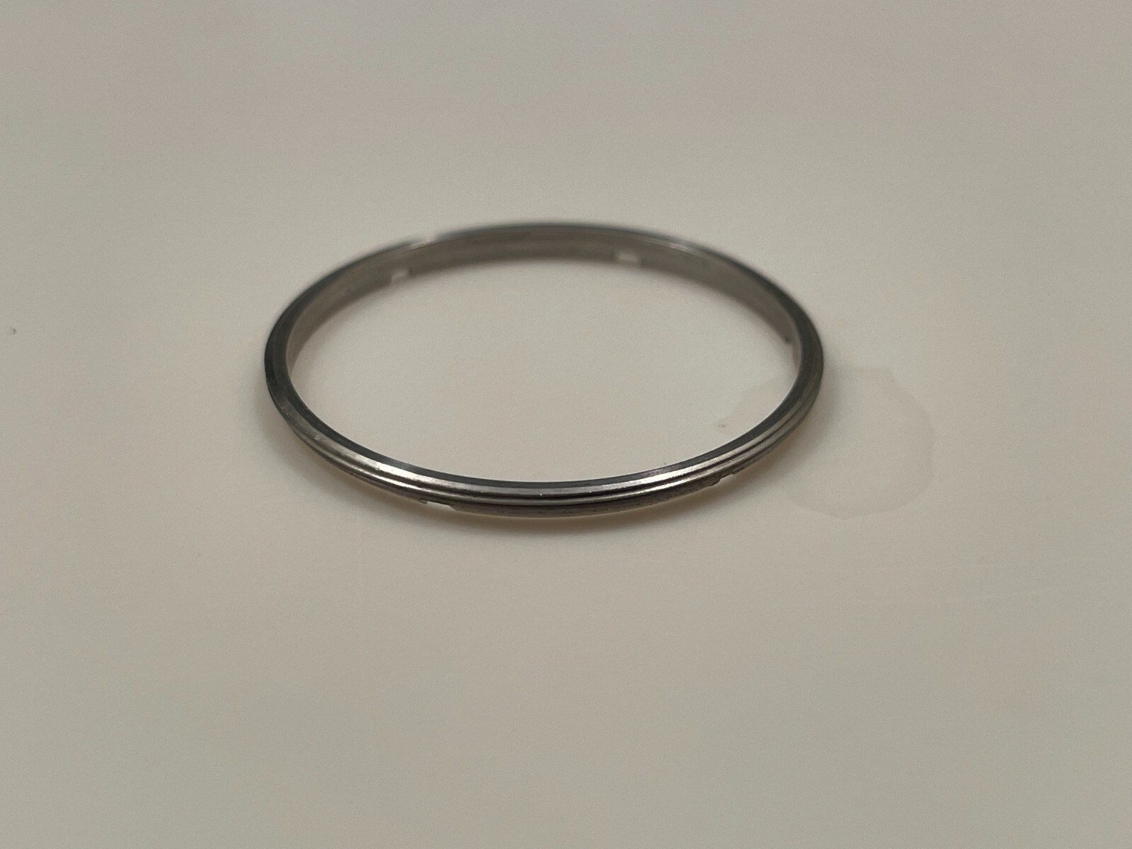 Bulova Accutron TWO Case Back Rings for watch, 214 CAL 2182 for parts stainless