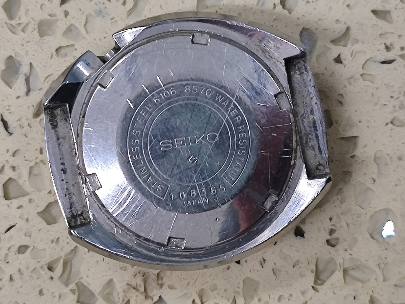 SEIKO DX SEIKO 6106-8570 Part CASE Used