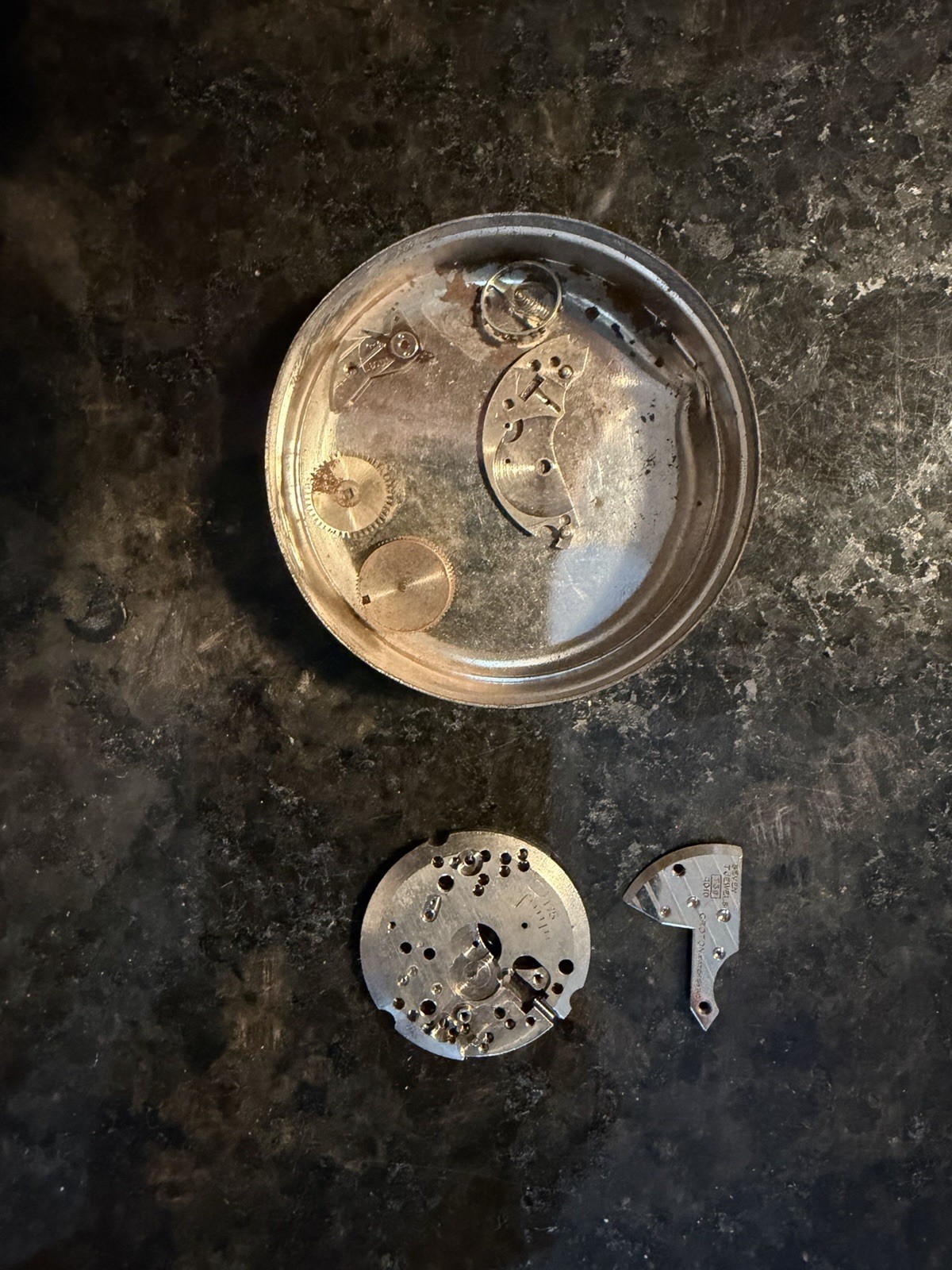 Vintage Watch Parts And Tins Lot