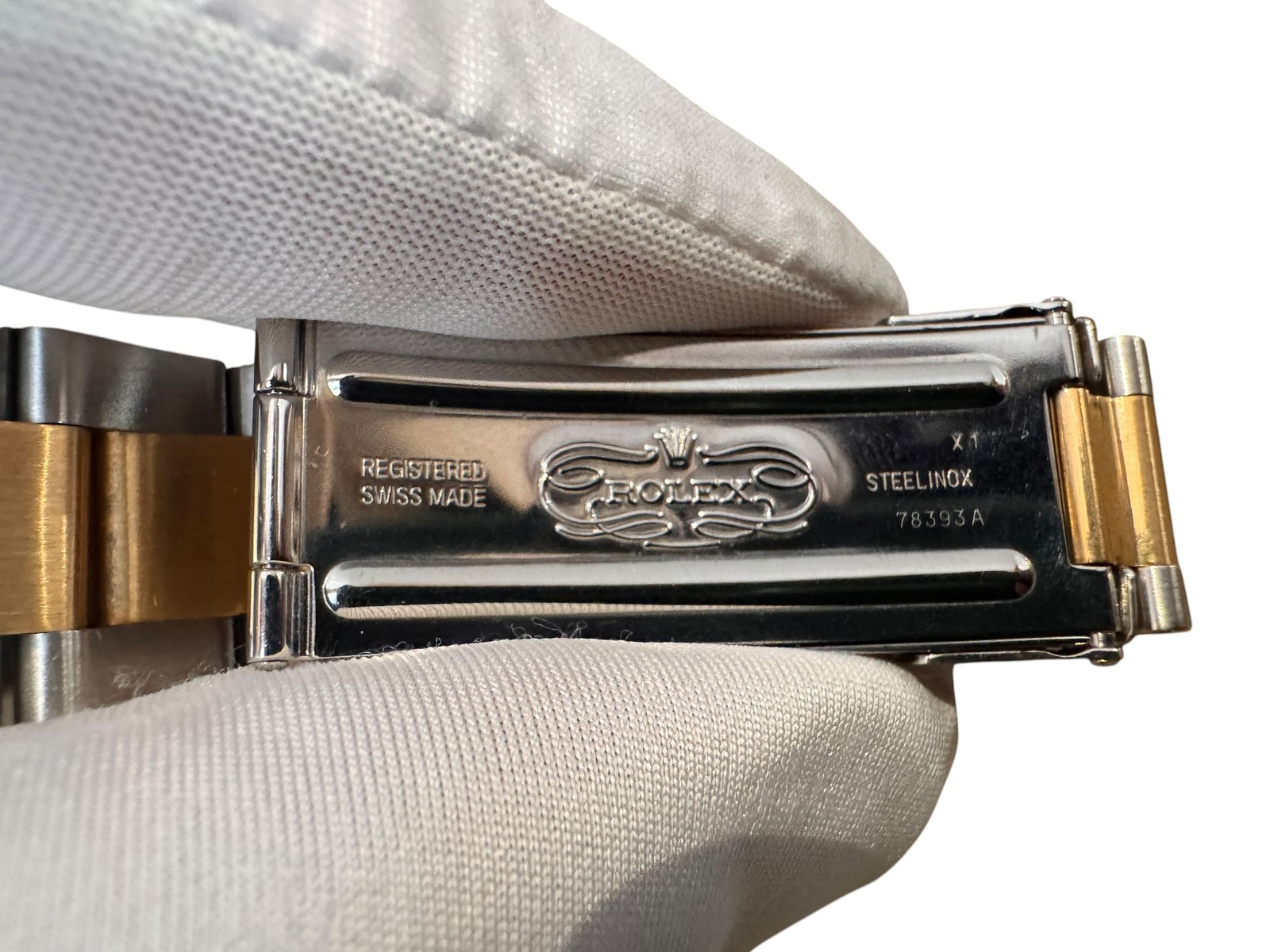 Used 18Kt Steel/Gold Oyster Bracelet for Rolex (code 78393A X1) Stee Bracelet