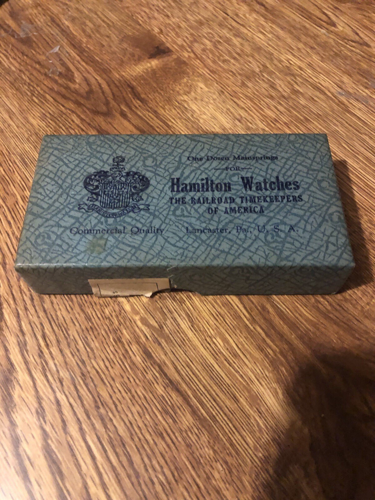 Vintage NOS Lot of 12 HAMILTON Watch MAINSPRING 6/0 SIZE No. 2521 Original Box