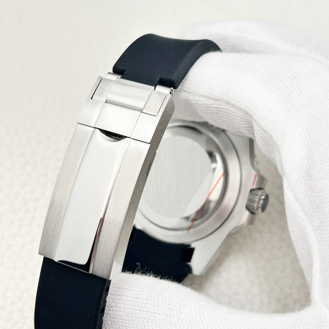 Silver 200M Waterproof 40mm Dive Watch Case for NH35A NH34 120 Clicks Sapphire