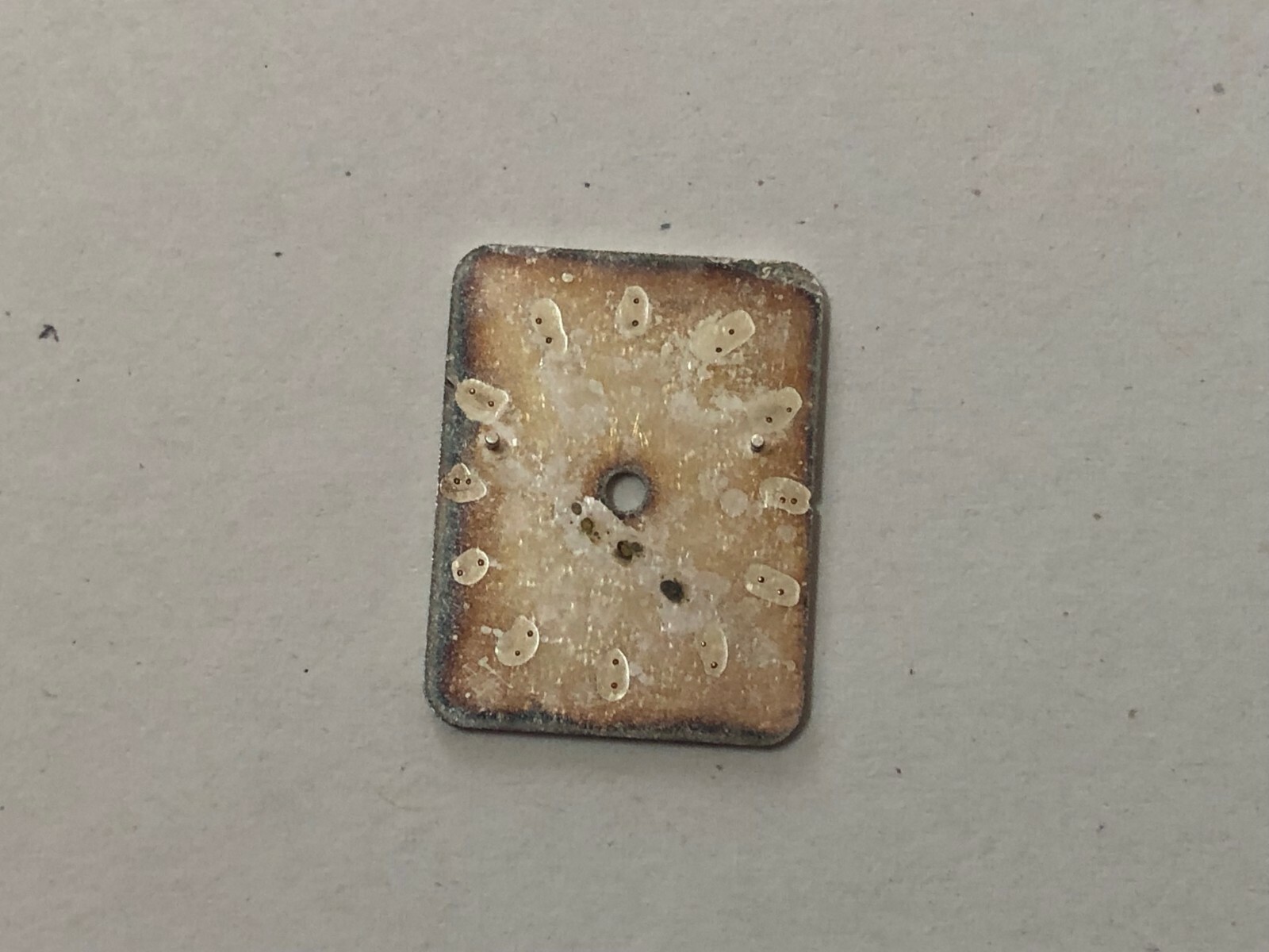 PHILIP WATCH SPARE PARTS RECTANGULAR DIAL NEW.9