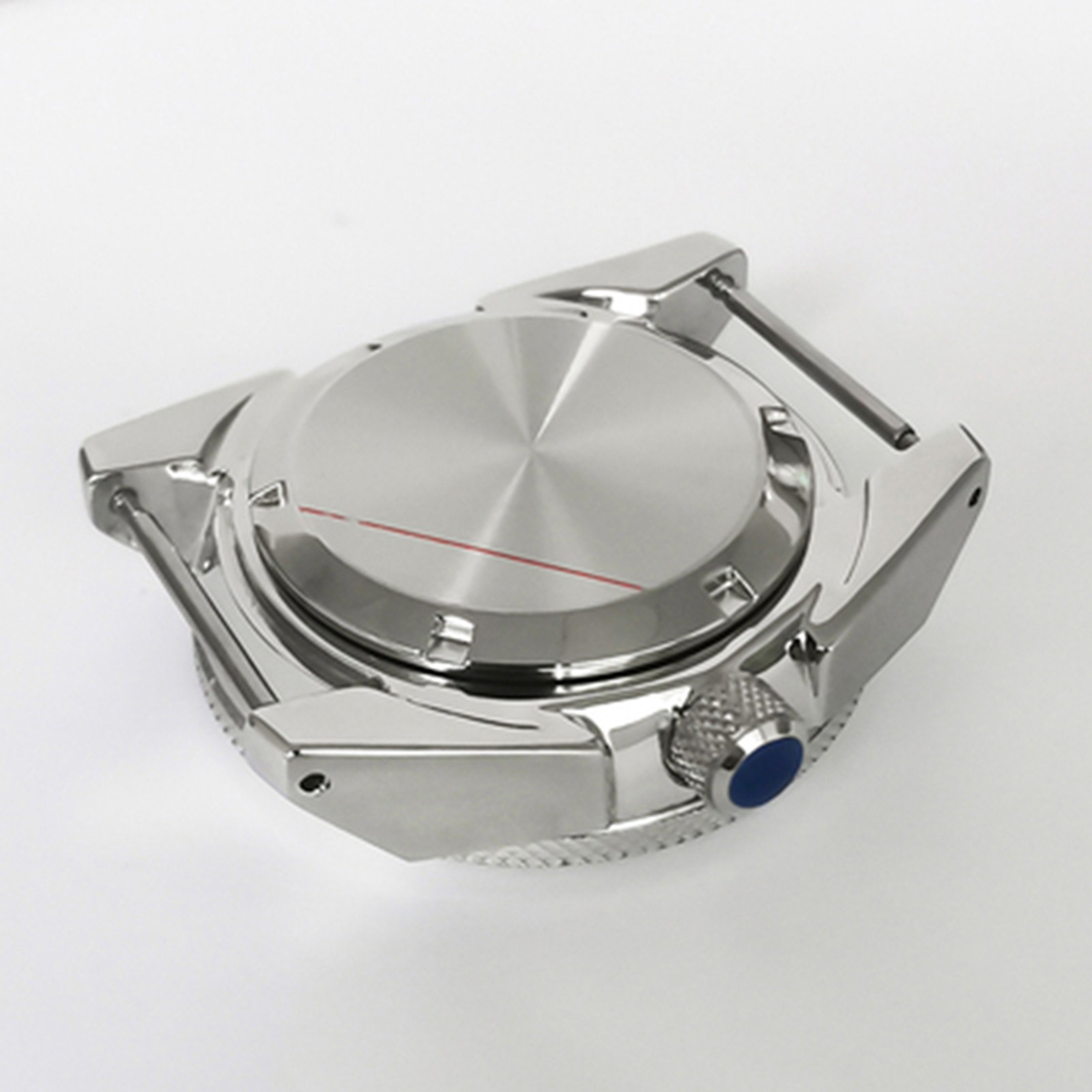 43mm Case Case Light Blue Inner Shadow Watch Accessories for NH35/36 Movement