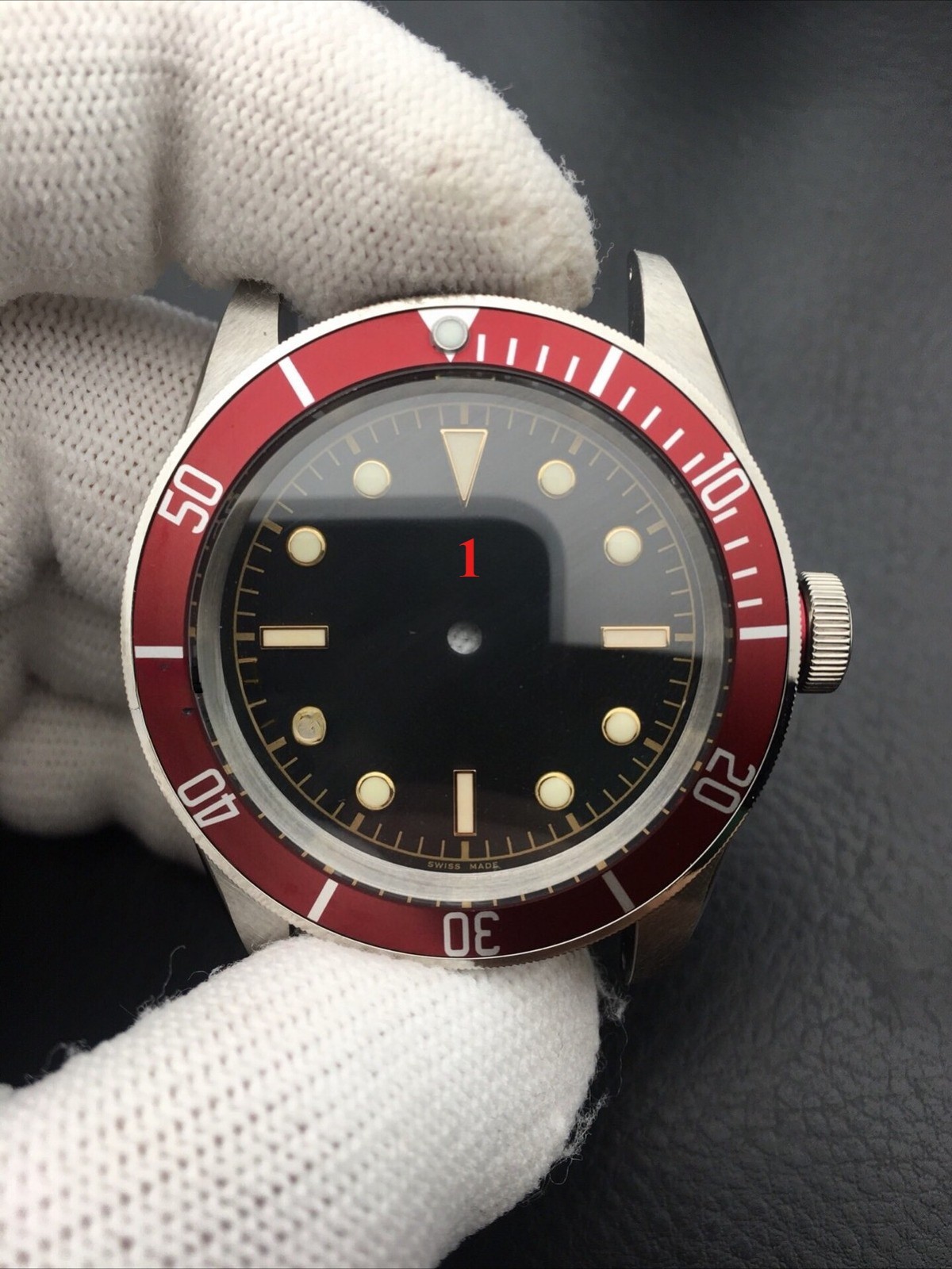 41mm Stainless Steel Watch Case With Band Kit for ️ Heritage Black Bay 2824