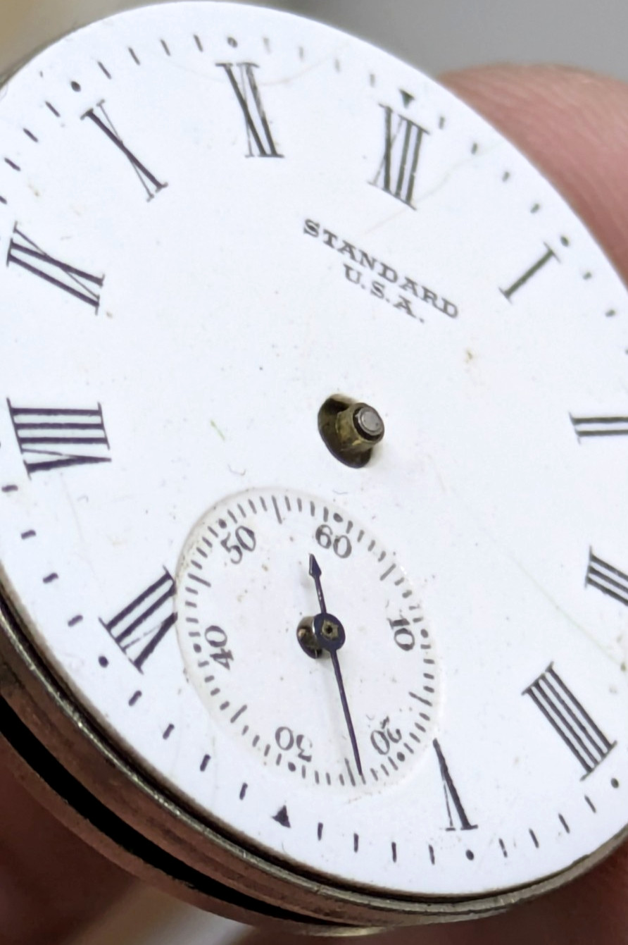 ☑️NEW YORK STANDARD USA WATCH COMPANY 102268 GRADE Excelsior Chronogrph Est 1912