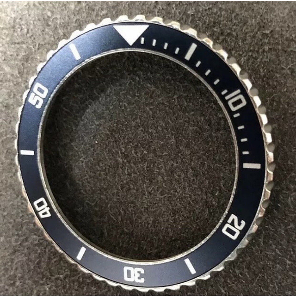 Matte Version: Tag Heuer 1000 Bezel Insert: 980.613 Blue Watch Replacement Part