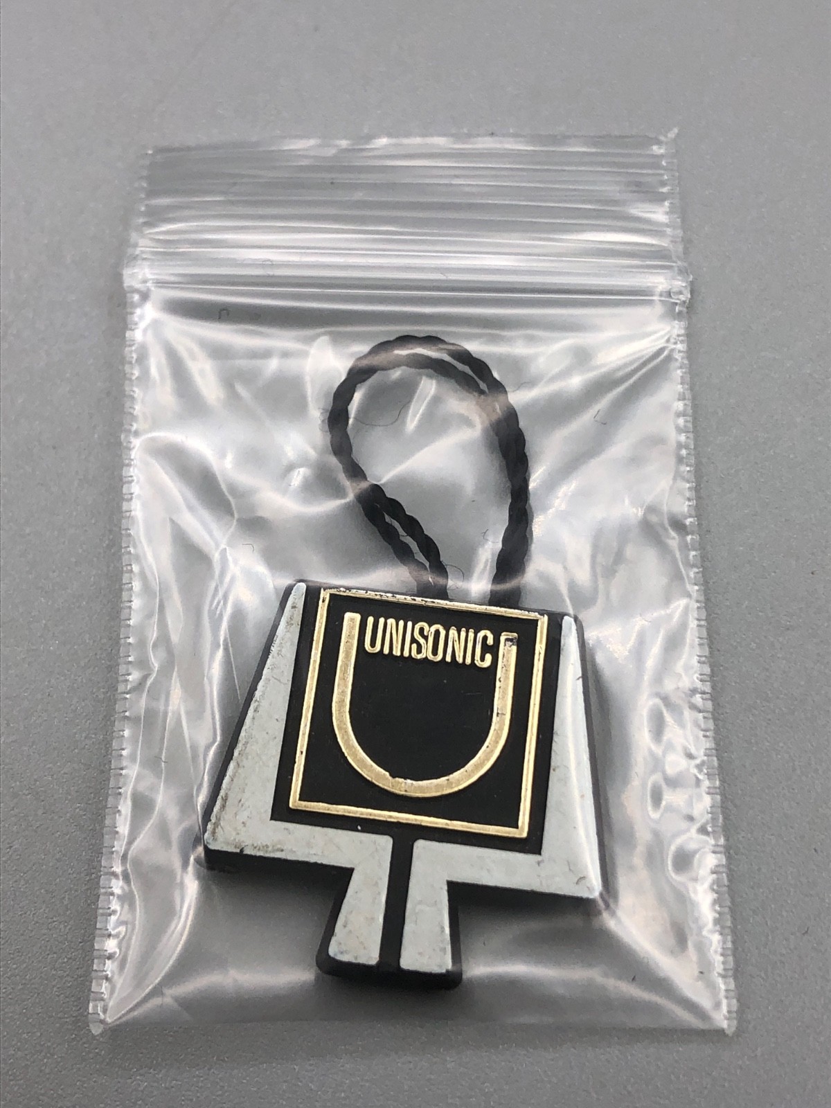 RARE VINTAGE 60s 70s UNIVERSAL GENEVE UNISONIC WATCH HANGTAG TAG DIVER BUZZSAW
