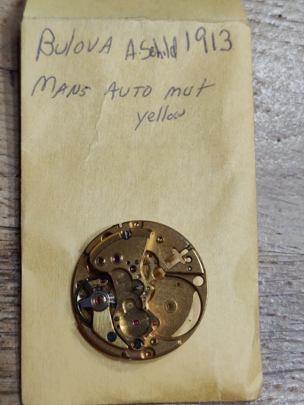 Watch Part AS (A Schild) Caliber 1913 Parts Lot As Shown