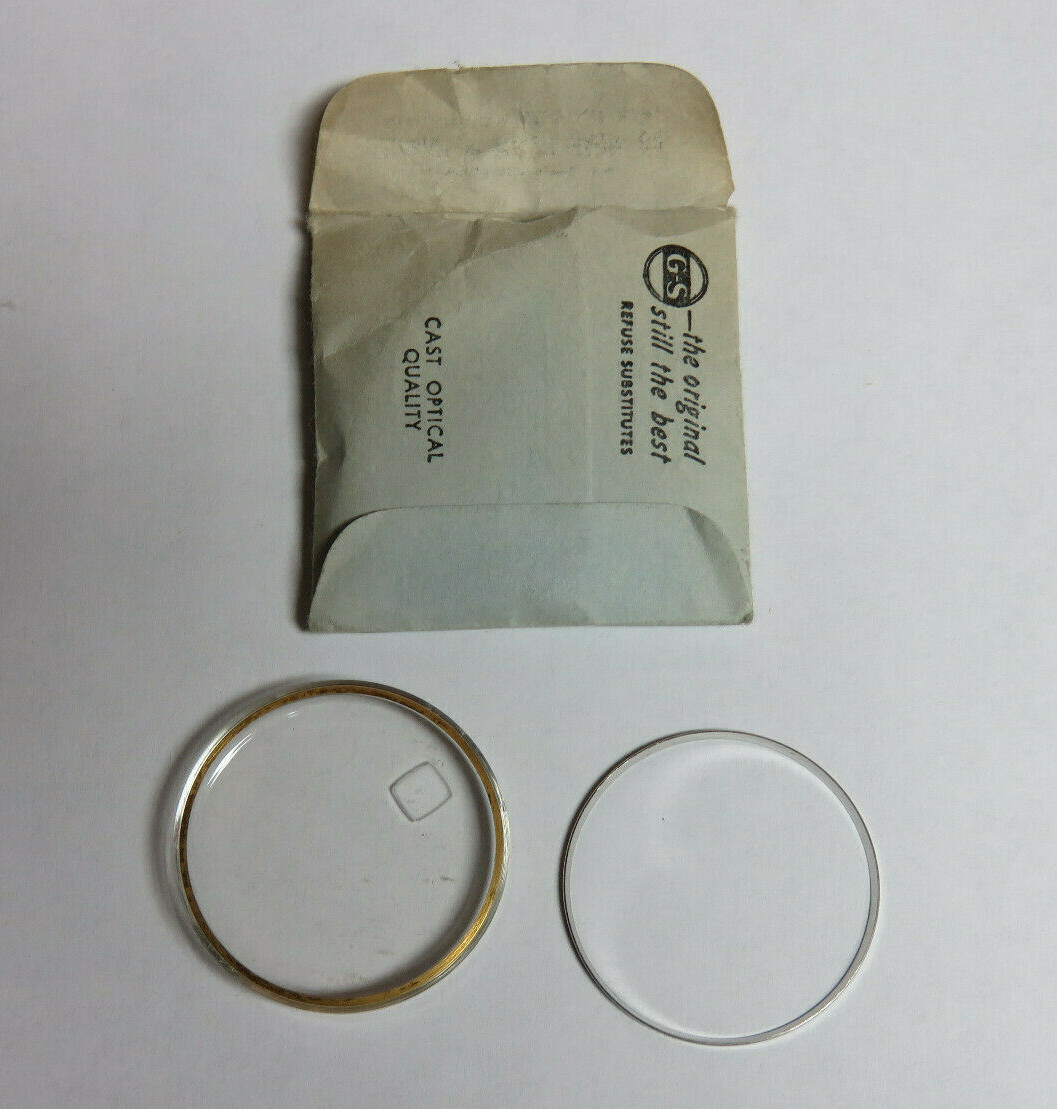GS Magni-Tite (MT) Watch Crystal with XL Magnifier Date Window NOS
