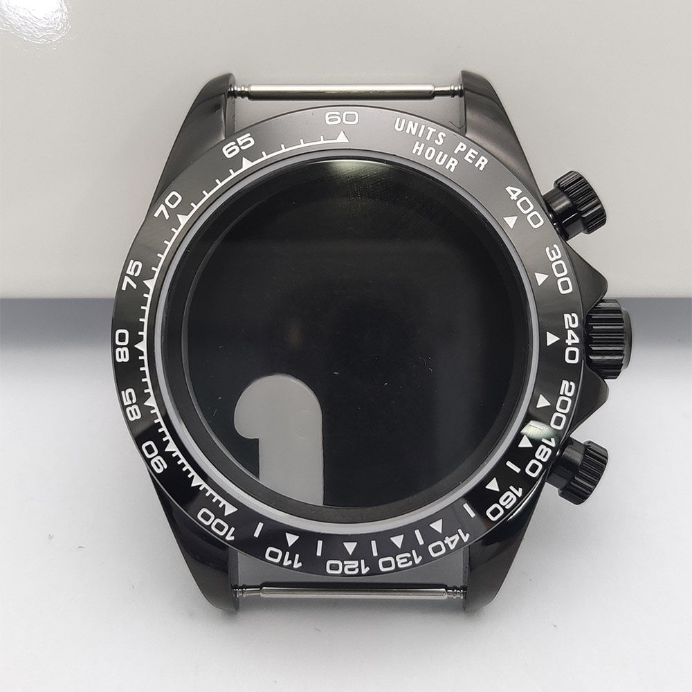 Luxury Diamond Watch Case For VK63/VK64 Movement Stainless Steel Mod Kit