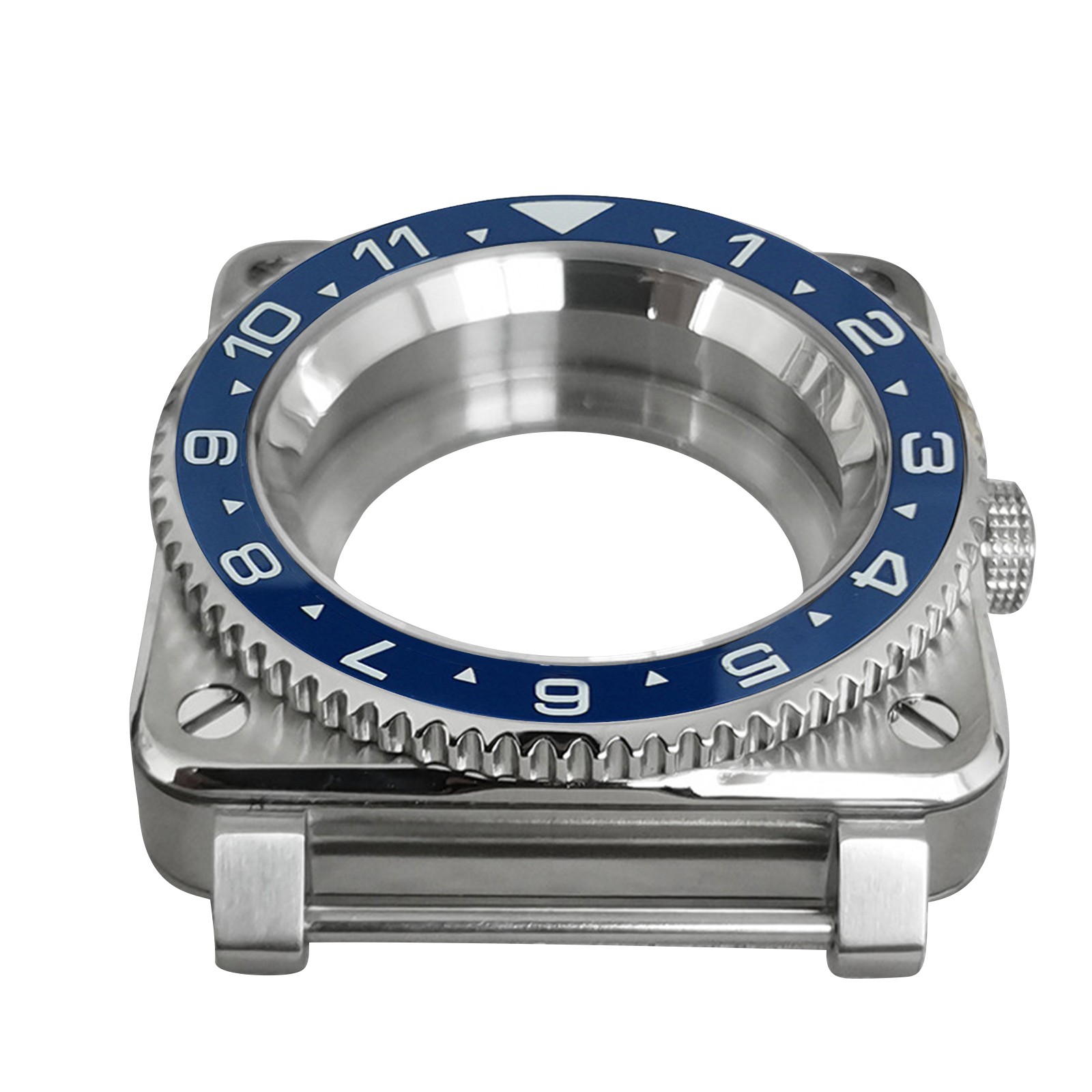 42mm Stainless Steel Sapphire Glass Watch Case For NH35/NH36/4R/7S Movement tt