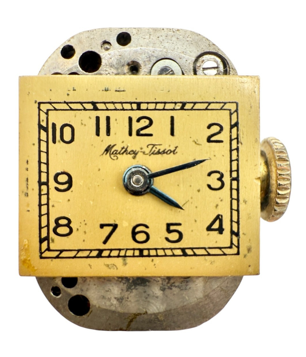 RUNNING Antique Mathey Tissot Manual Wind Ladies Watch Movement