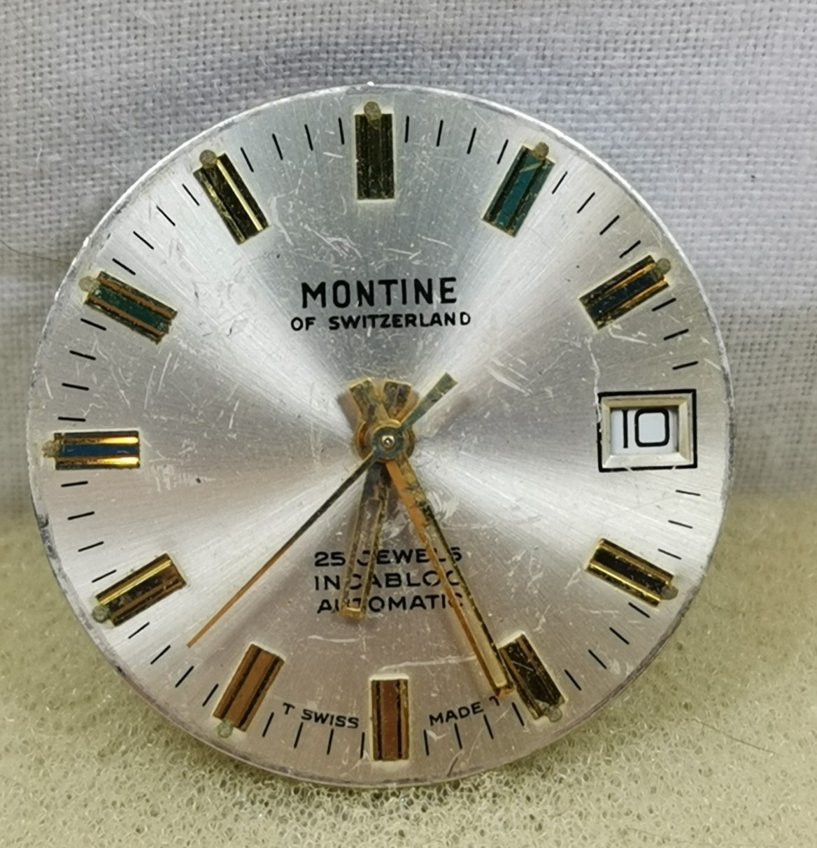 Montine Automatic 25J Cal. AS 2063 Swiss Wristwatch Movement Repair/Parts