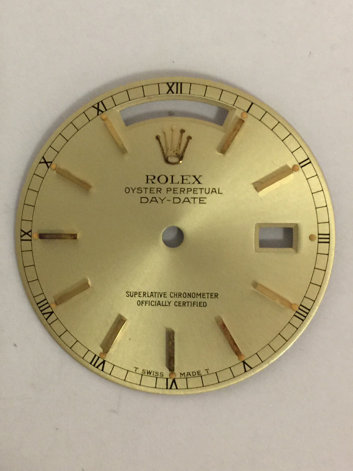 Genuine Men’s Rolex Day Date 36mm Gold Dial