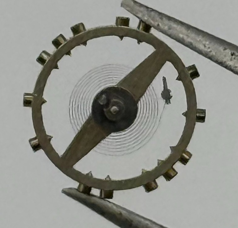 FHF 60 Balance Wheel Complete And Spring 6¾-8’’’ 200 M Watch Movement Parts NOS