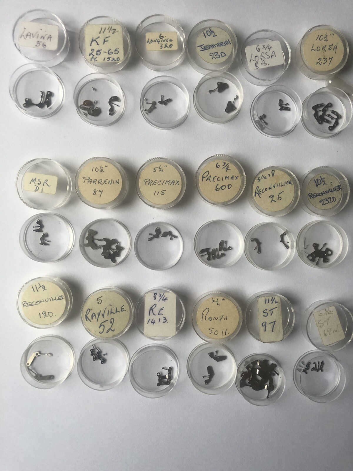 GRUEN,LANCO,MARVIN,MST,ORIS,PRESEUX,SMITHS, +Vintage Watch Setting Lever Spring